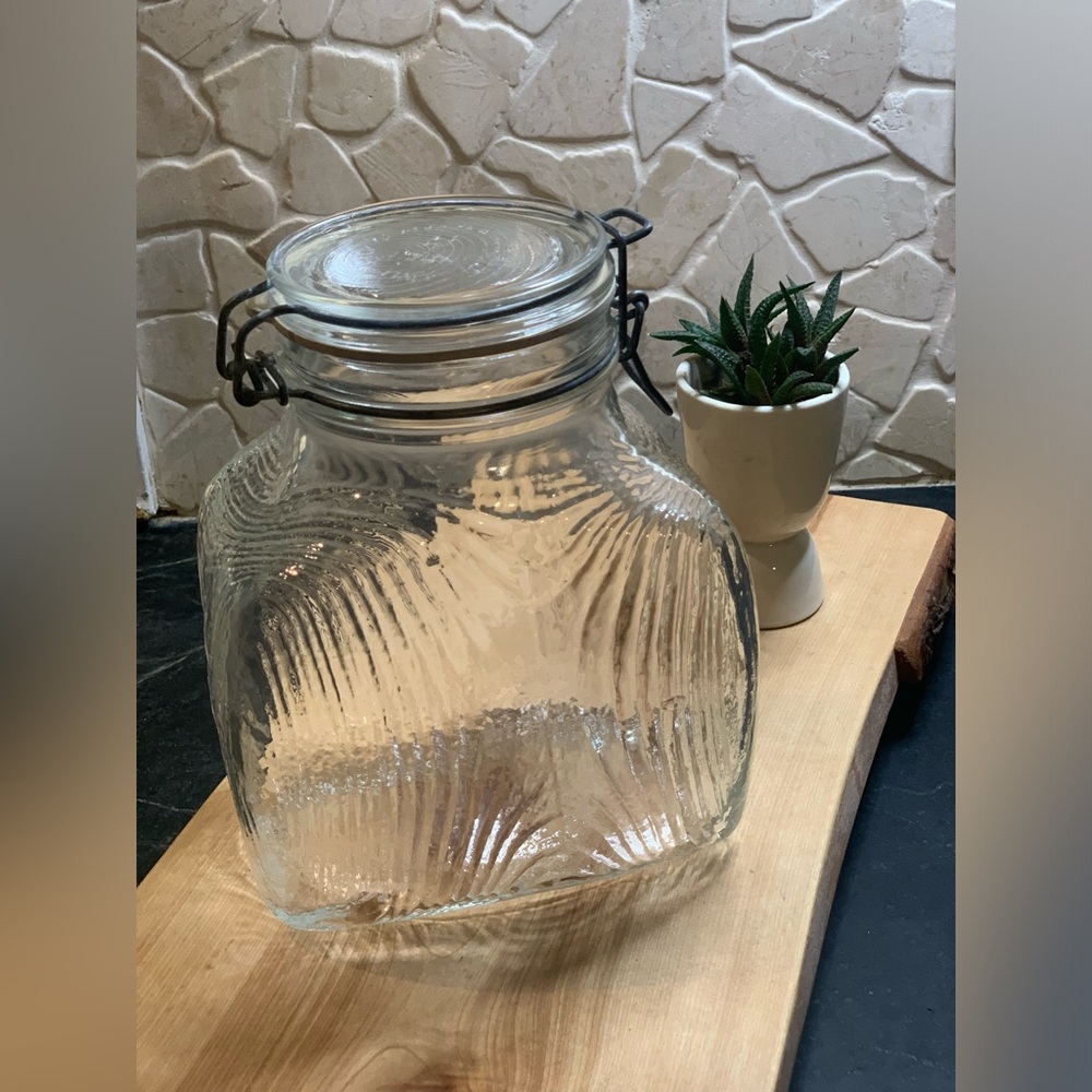 VITRI DI FIDENZA | Per Alimenti | Vintage Glass Storage Container